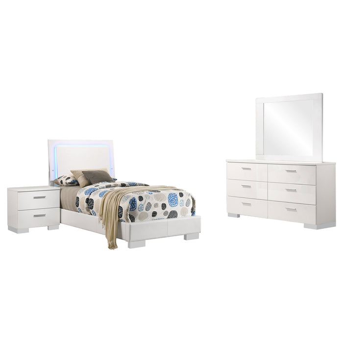 Felicity Bedroom Set White - Casa Morelos / Coahuila Furniture (Oklahoma City, OK)