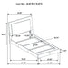 Felicity Bedroom Set White - Casa Morelos / Coahuila Furniture (Oklahoma City, OK)