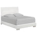 Felicity Eastern King, Queen, & Cal.King Panel Bed Glossy White - Casa Morelos / Coahuila Furniture (Oklahoma City, OK)