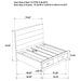 Felicity 5 & 4 Pc E.King, Queen, & Full Bedroom Set 2 - Casa Morelos / Coahuila Furniture (Oklahoma City, OK)