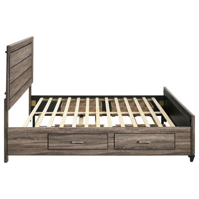 Kauffman Panel Platform Storage Bed - Casa Morelos / Coahuila Furniture (Oklahoma City, OK)