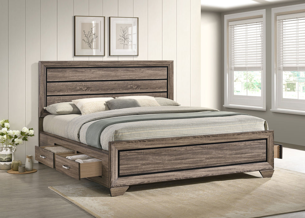 Kauffman Panel Platform Storage Bed - Casa Morelos / Coahuila Furniture (Oklahoma City, OK)