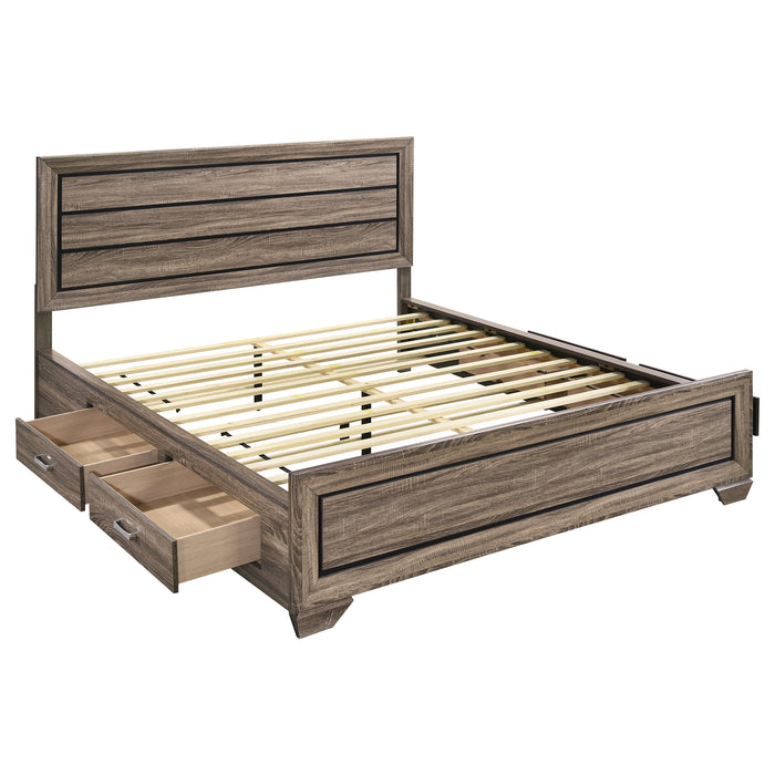 Kauffman Panel Platform Storage Bed - Casa Morelos / Coahuila Furniture (Oklahoma City, OK)