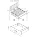 Kauffman Panel Platform Storage Bed - Casa Morelos / Coahuila Furniture (Oklahoma City, OK)