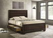 Kauffman Panel Platform Storage Bed - Casa Morelos / Coahuila Furniture (Oklahoma City, OK)