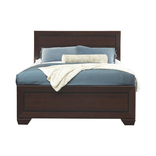Kauffman California King, Eastren King, & Queen Panel Bed Dark Cocoa - Casa Morelos / Coahuila Furniture (Oklahoma City, OK)