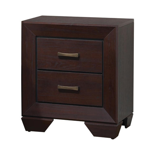 Kauffman 2-drawer Nightstand Dark Cocoa - Casa Morelos / Coahuila Furniture (Oklahoma City, OK)