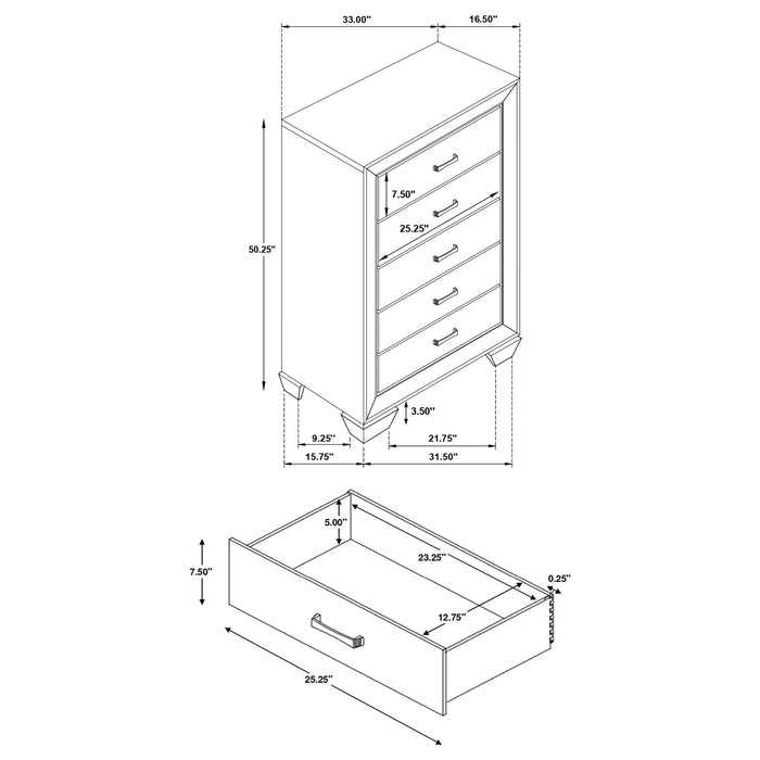 Kauffman Chest of Drawers - Casa Morelos / Coahuila Furniture (Oklahoma City, OK)