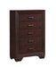 Kauffman 5-drawer Chest Dark Cocoa - Casa Morelos / Coahuila Furniture (Oklahoma City, OK)