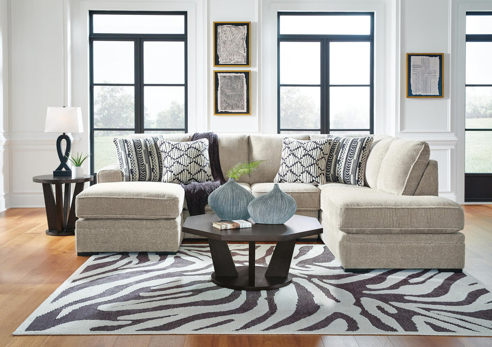 Calnita Sectional with Chaise - Casa Morelos / Coahuila Furniture (Oklahoma City, OK)