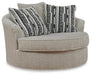 Calnita Oversized Swivel Accent Chair - Casa Morelos / Coahuila Furniture (Oklahoma City, OK)