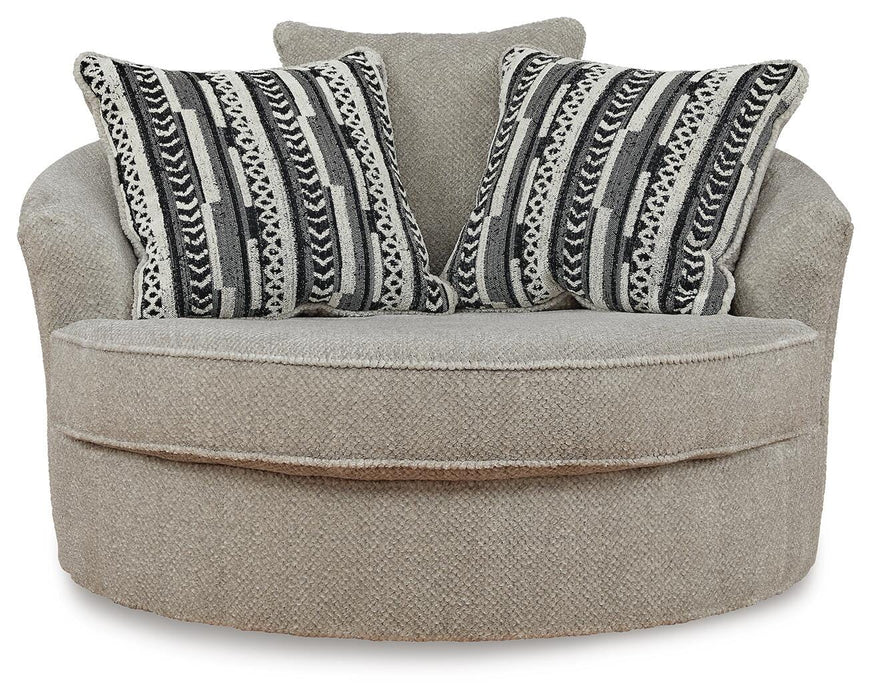 Calnita Oversized Swivel Accent Chair - Casa Morelos / Coahuila Furniture (Oklahoma City, OK)