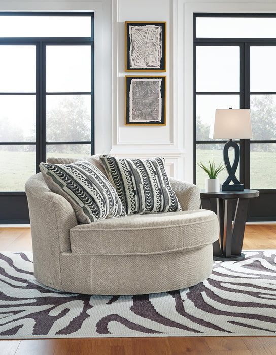 Calnita Oversized Swivel Accent Chair - Casa Morelos / Coahuila Furniture (Oklahoma City, OK)