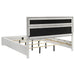 Miranda California King, E.King, Queen, Full, & Twin Bed Black & White - Casa Morelos / Coahuila Furniture (Oklahoma City, OK)