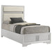Miranda California King, E.King, Queen, Full, & Twin Bed Black & White - Casa Morelos / Coahuila Furniture (Oklahoma City, OK)