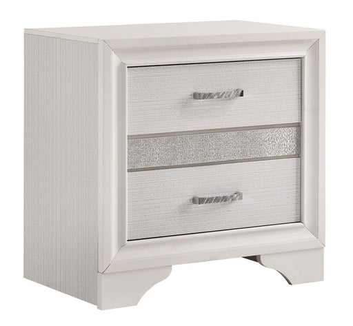 Miranda 2-drawer Nightstand Tray White - Casa Morelos / Coahuila Furniture (Oklahoma City, OK)