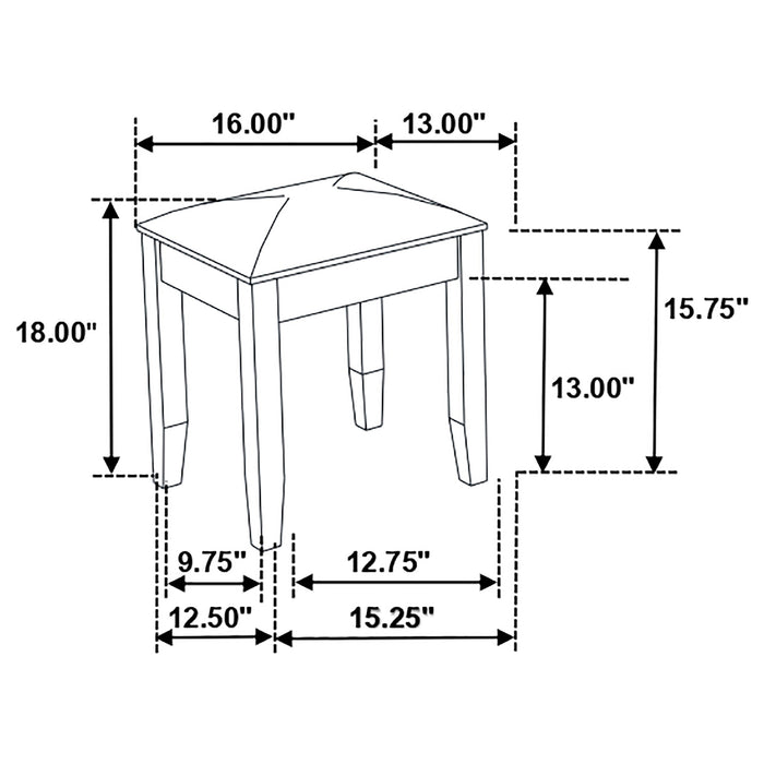 Barzini Vanity Stools - Casa Morelos / Coahuila Furniture (Oklahoma City, OK)