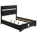 Miranda California King, E.King, Queen, Full, & Twin Bed Black & White - Casa Morelos / Coahuila Furniture (Oklahoma City, OK)