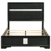 Miranda California King, E.King, Queen, Full, & Twin Bed Black & White - Casa Morelos / Coahuila Furniture (Oklahoma City, OK)