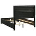 Miranda California King, E.King, Queen, Full, & Twin Bed Black & White - Casa Morelos / Coahuila Furniture (Oklahoma City, OK)