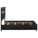 Miranda California King, E.King, Queen, Full, & Twin Bed Black & White - Casa Morelos / Coahuila Furniture (Oklahoma City, OK)