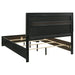 Miranda California King, E.King, Queen, Full, & Twin Bed Black & White - Casa Morelos / Coahuila Furniture (Oklahoma City, OK)
