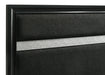 Miranda California King, E.King, Queen, Full, & Twin Bed Black & White - Casa Morelos / Coahuila Furniture (Oklahoma City, OK)