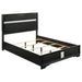 Miranda California King, E.King, Queen, Full, & Twin Bed Black & White - Casa Morelos / Coahuila Furniture (Oklahoma City, OK)
