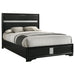 Miranda California King, E.King, Queen, Full, & Twin Bed Black & White - Casa Morelos / Coahuila Furniture (Oklahoma City, OK)