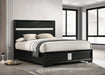 Miranda California King, E.King, Queen, Full, & Twin Bed Black & White - Casa Morelos / Coahuila Furniture (Oklahoma City, OK)