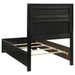 Miranda California King, E.King, Queen, Full, & Twin Bed Black & White - Casa Morelos / Coahuila Furniture (Oklahoma City, OK)