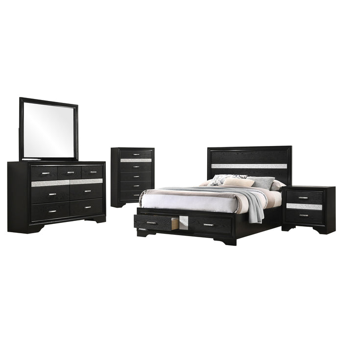 Miranda Bedroom Set with Storage - Casa Morelos / Coahuila Furniture (Oklahoma City, OK)