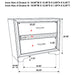 Miranda Bedroom Set with Storage - Casa Morelos / Coahuila Furniture (Oklahoma City, OK)