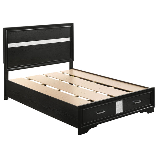 Miranda Full & Twin Storage Bed Black - Casa Morelos / Coahuila Furniture (Oklahoma City, OK)