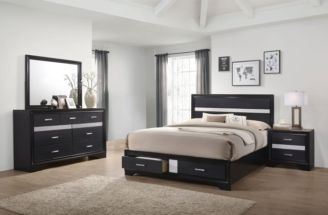 Miranda Bedroom Set with Storage - Casa Morelos / Coahuila Furniture (Oklahoma City, OK)