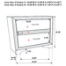 Miranda Bedroom Set with Storage - Casa Morelos / Coahuila Furniture (Oklahoma City, OK)