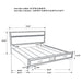 Miranda Bedroom Set with Storage - Casa Morelos / Coahuila Furniture (Oklahoma City, OK)