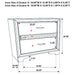 Miranda Bedroom Set with Storage - Casa Morelos / Coahuila Furniture (Oklahoma City, OK)