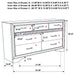 Miranda Bedroom Set with Storage - Casa Morelos / Coahuila Furniture (Oklahoma City, OK)