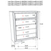 Miranda Bedroom Set with Storage - Casa Morelos / Coahuila Furniture (Oklahoma City, OK)
