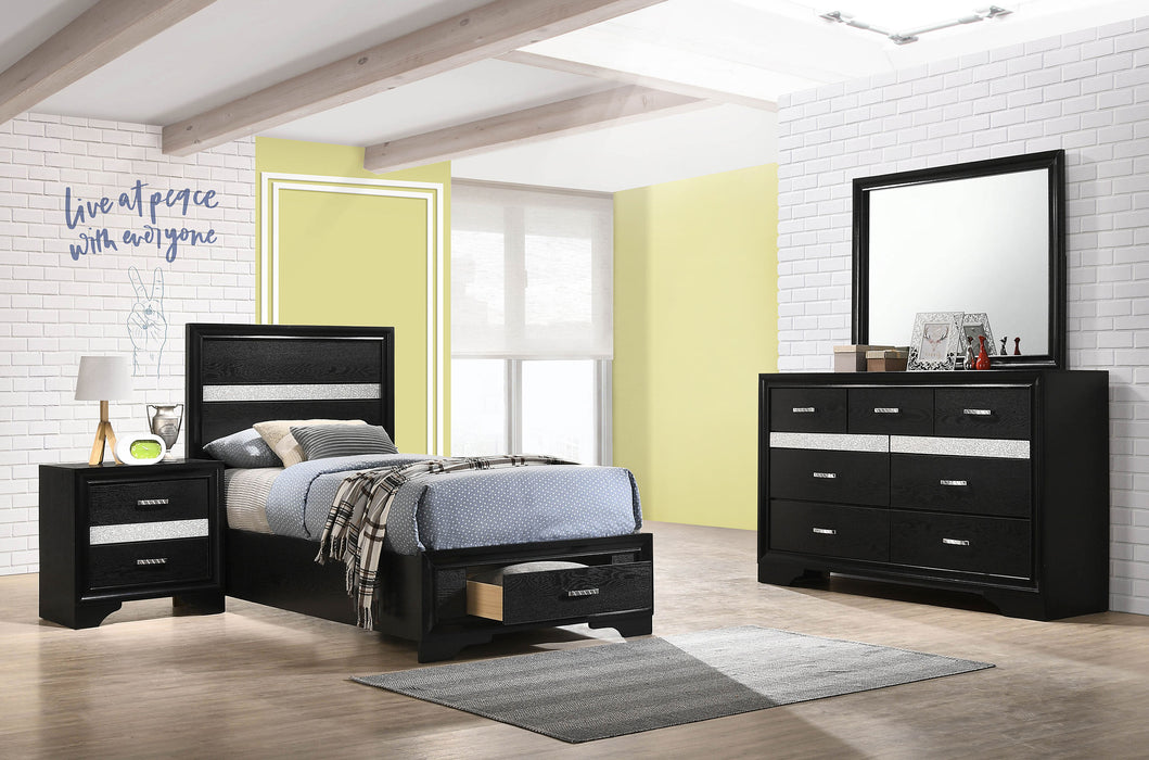 Miranda Bedroom Sets Black - Casa Morelos / Coahuila Furniture (Oklahoma City, OK)