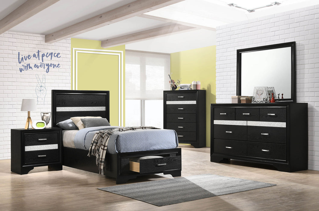 Miranda Bedroom Sets Black - Casa Morelos / Coahuila Furniture (Oklahoma City, OK)