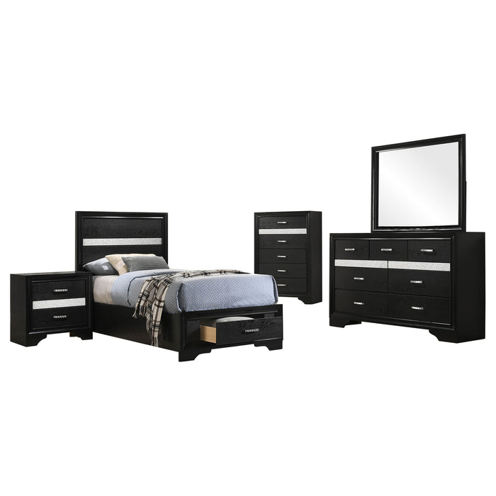 Miranda Bedroom Sets Black - Casa Morelos / Coahuila Furniture (Oklahoma City, OK)