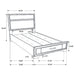 Miranda Bedroom Sets Black - Casa Morelos / Coahuila Furniture (Oklahoma City, OK)