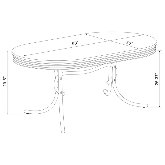 Retro Dining Sets - Casa Morelos / Coahuila Furniture (Oklahoma City, OK)