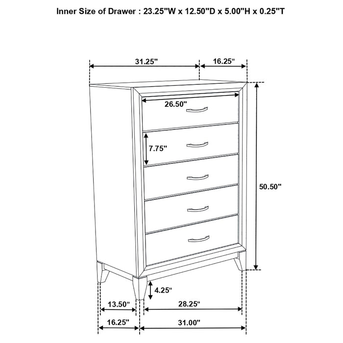 Watson Chest of Drawers - Casa Morelos / Coahuila Furniture (Oklahoma City, OK)