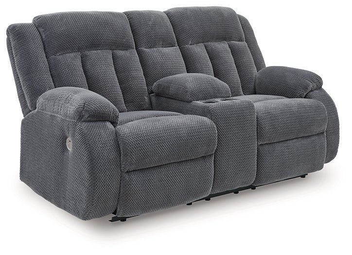 Observation Power Reclining Loveseat with Console - Casa Morelos / Coahuila Furniture (Oklahoma City, OK)