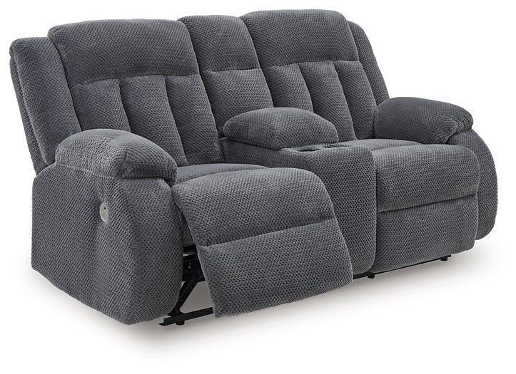 Observation Power Reclining Loveseat with Console - Casa Morelos / Coahuila Furniture (Oklahoma City, OK)