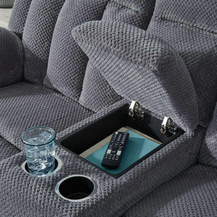 Observation Power Reclining Loveseat with Console - Casa Morelos / Coahuila Furniture (Oklahoma City, OK)
