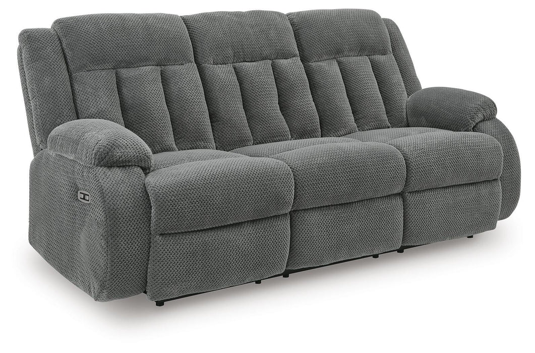 Observation Power Reclining Sofa with Drop Down Table - Casa Morelos / Coahuila Furniture (Oklahoma City, OK)
